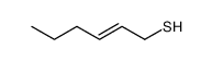 (E)-Hex-2-ene-1-thiol Structure