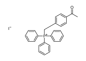 (4-acetylphenyl)methyl-triphenylphosphanium,iodide结构式