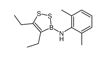 N-(2,6-dimethylphenyl)-4,5-diethyldithiaborol-3-amine Structure