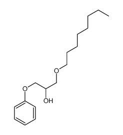 1-octoxy-3-phenoxypropan-2-ol结构式