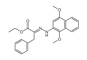(E)-ethyl phenylpyruvate 2-<(1,4-dimethoxy-2-naphthyl)hydrazone>结构式