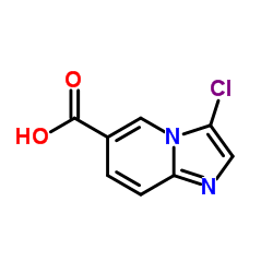 3-Chloroimidazo[1,2-a]pyridine-6-carboxylic acid Structure
