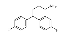 4,4-bis(4-fluorophenyl)but-3-en-1-amine结构式