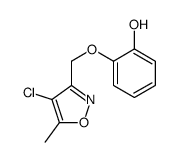 2-[(4-chloro-5-methyl-1,2-oxazol-3-yl)methoxy]phenol结构式