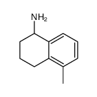 5-甲基-1,2,3,4-四氢萘-1-胺结构式