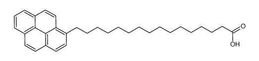 1-Pyrenehexadecanoicacid结构式