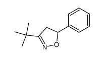 5-Phenyl-3-tert-butyl-Δ2-isoxazoline结构式