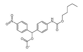 [(4-nitrophenyl)-[4-(pentoxycarbonylamino)phenyl]methyl] carbonate Structure