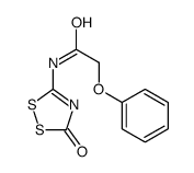 N-(5-oxo-1,2,4-dithiazol-3-yl)-2-phenoxyacetamide Structure