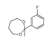 2-(3-fluorophenyl)-2-methyl-1,3-dioxepane Structure