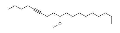 9-methoxyoctadec-5-yne Structure
