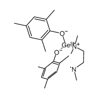 dimesityloxygermylene-tetramethylenediamine complex结构式