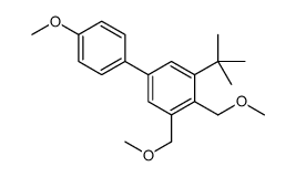 1-tert-butyl-2,3-bis(methoxymethyl)-5-(4-methoxyphenyl)benzene Structure