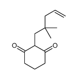 2-(2,2-dimethylpent-4-enyl)cyclohexane-1,3-dione Structure