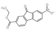 9H-Fluorene-2-carboxylicacid, 7-nitro-9-oxo-, ethyl ester结构式