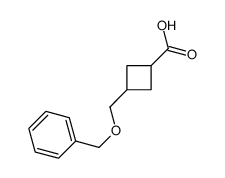 3-(苄氧基甲基)环丁烷羧酸结构式