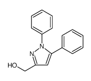 1H-Pyrazole-3-methanol, 1,5-diphenyl Structure