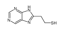 2-(7H-purin-8-yl)ethanethiol结构式