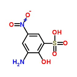 2-Hydroxy-5-nitrometanilic acid Structure