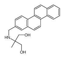 1,3-Propanediol, 2-((2-chrysenylmethyl)amino)-2-methyl- Structure