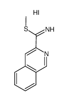 methyl 3-isoquinolinecarbimidothioate hydroiodide结构式