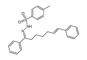 (E)-1,7-diphenyl-6-hepten-1-one N-tosylhydrazone结构式