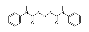 bis(methylphenylcarbamoyl)trisulfane结构式