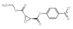 ethyl-(2s,3s)-(p-nitrophenyl)-oxirane-2,3-dicarboxylate Structure