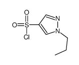 1-Propyl-1H-pyrazole-4-sulfonyl chloride结构式