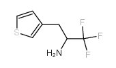 2,2,2-三氟-1-噻吩-3-基甲基乙胺结构式