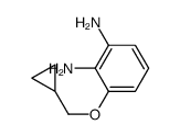 3-(Cyclopropylmethoxy)-1,2-benzenediamine Structure