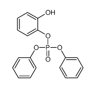 (2-hydroxyphenyl) diphenyl phosphate结构式