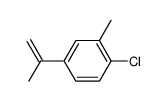 2-(4-chloro-3-methylphenyl)-1,2-propene Structure