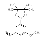 3-Methoxy-5-(4,4,5,5-tetramethyl-1,3,2-dioxaborolan-2-yl)benzonitrile picture