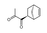 endo-1-(Bicyclo-<2.2.1>hept-5-en-2-yl)-1,2-propandion结构式