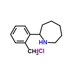 2-(2-Methylphenyl)azepane hydrochloride (1:1) Structure