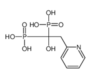 (1-hydroxy-1-phosphono-2-pyridin-2-ylethyl)phosphonic acid Structure