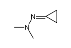 N-cyclopropylidene-N',N'-dimethylhydrazine结构式