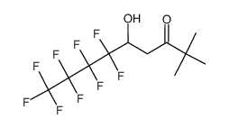 5-hydroxy-2,2-dimethyl-6,6,7,7,8,8,9,9,9-nonafluorononan-3-one Structure