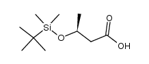 (S)-3-[(tert-butyldimethylsilyl)oxy]butyric acid Structure