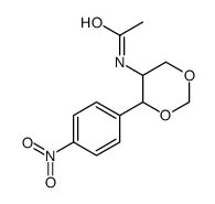 N-[4-(4-nitrophenyl)-1,3-dioxan-5-yl]acetamide Structure
