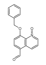 8-(benzyloxy)quinoline-5-carboxaldehyde N-oxide结构式