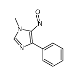 1-methyl-4-phenyl-5-nitrosoimidazole结构式