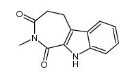 2-methyl-1,3-dioxo-1,2,3,4,5,10-hexahydroazepino[3,4-b]indole Structure