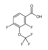 2,4-DIFLUORO-3-TRIFLUOROMETHOXYBENZOIC ACID结构式