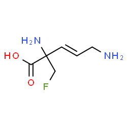 3-Pentenoicacid,2,5-diamino-2-(fluoromethyl)-,(+)-(9CI) structure