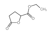 2-Furancarboxylic acid,tetrahydro-5-oxo-, ethyl ester structure