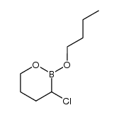 2-butoxy-3-chloro-1,2-oxaborinane Structure