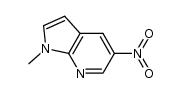 1-Methyl-5-nitro-1H-pyrrolo[2,3-b]pyridine Structure