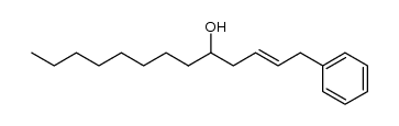 1-phenyltridec-2-en-5-ol结构式